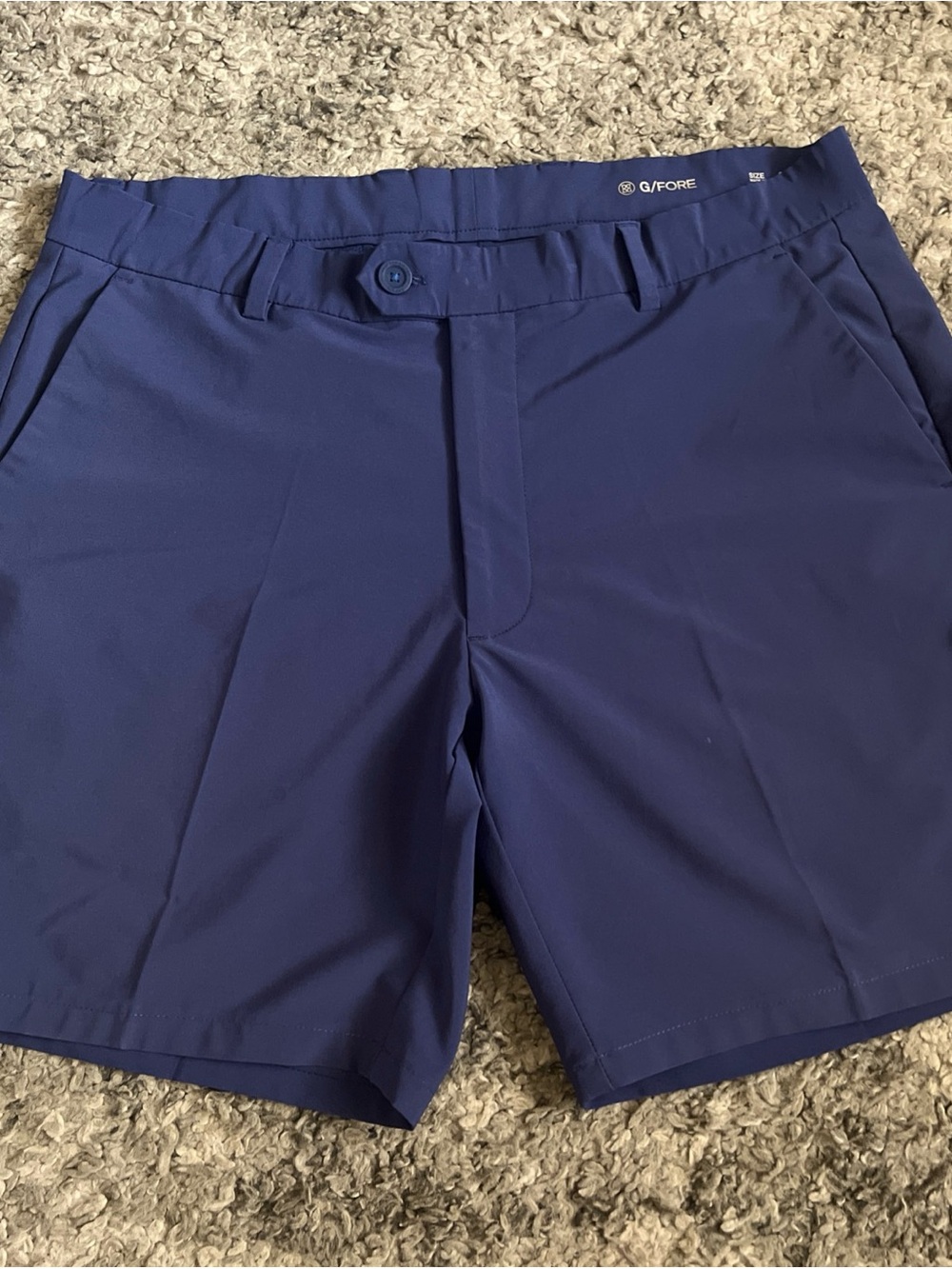 G/FORE Men's Deep Navy Flat Front Performance Shorts